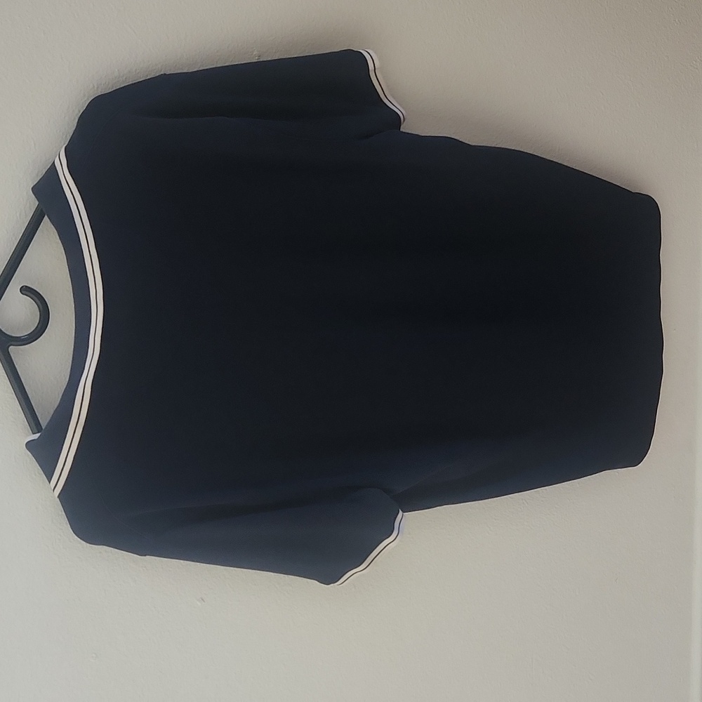Michael Kors Dark Blue Polo with White Trim - Picture 3 of 6